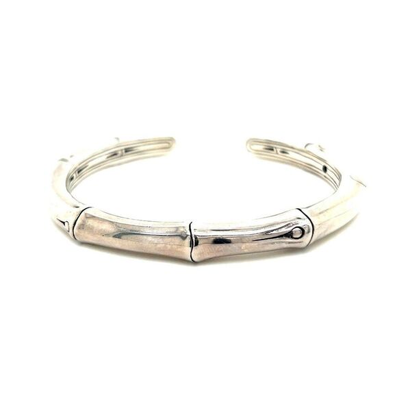 John Hardy 925 Bamboo Open Cuff - Picture 1 of 7